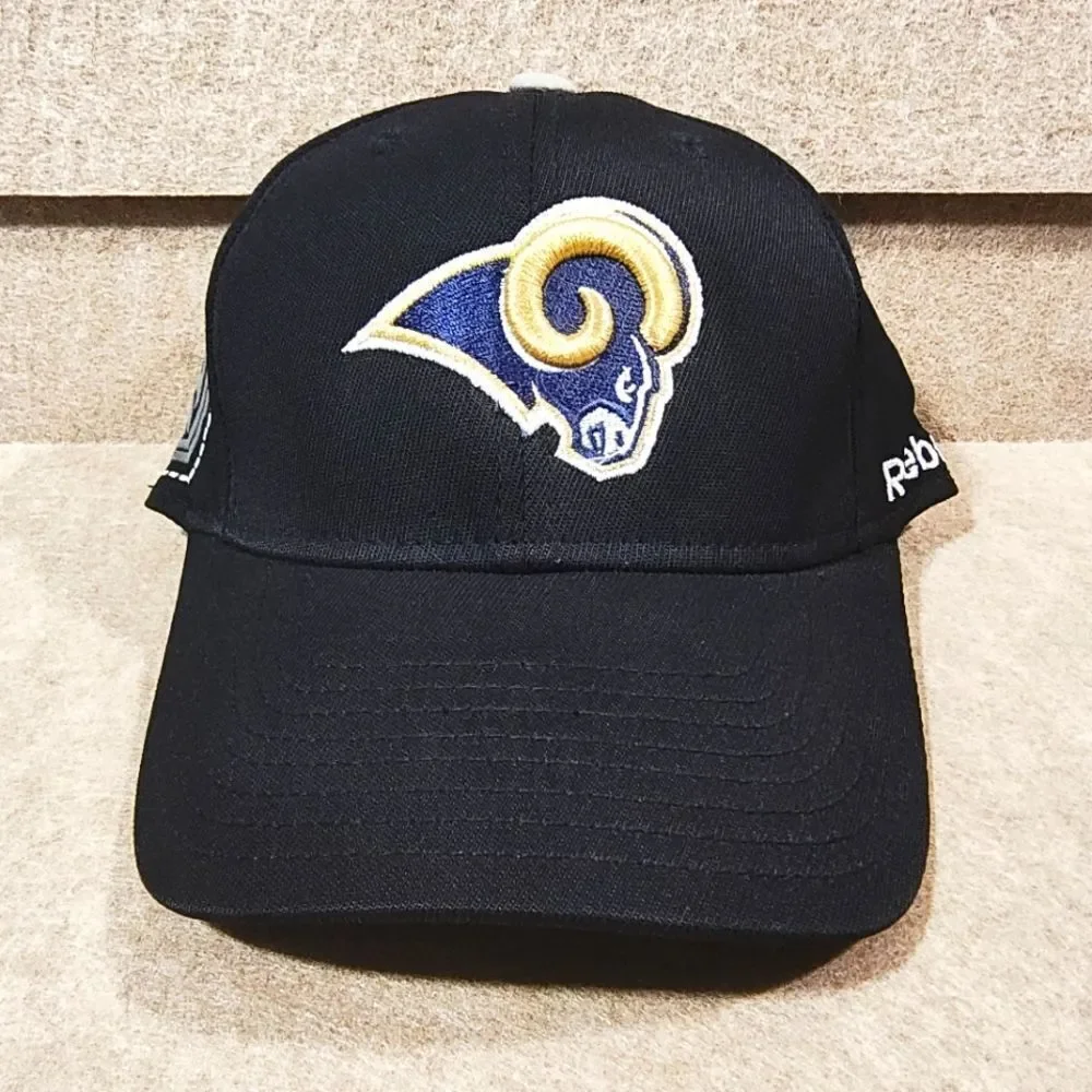 Reebok NFL St. Louis Rams Youth Structured Curved Bill Hat #U